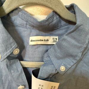 NTW. Abercrombie Kids Light Blue Shirt with Logo